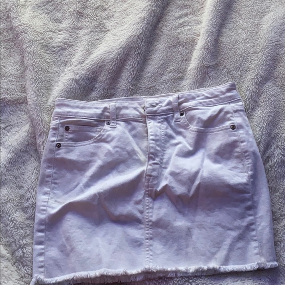 american eagle jean skirt